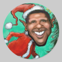 Noël d'Obama autocollants