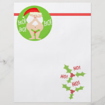Noël fait sur commande Père Noël drôle stationnair Prospectus