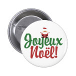 Noël heureux de Joyeux Noel Pin's Avec Agrafe