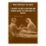 Noël humoristique d'épouse carte