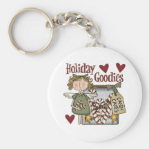 Noël Keychain de sucreries de vacances Porte-clés