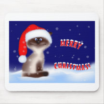 Noël Kitty Tapis De Souris