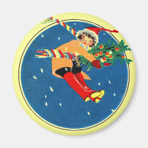 Noël Magnets Pour Réfrigérateur