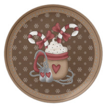 Noël militaire assiettes