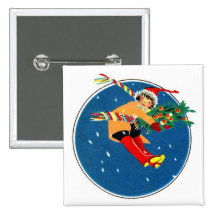 Noël Pin's Avec Agrafe