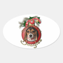 Noël - plate-forme les halls - beagles adhésif