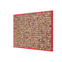 Noël poursuit la collection de portrait toile tendue
