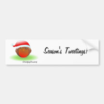 Noël Robin des tweetings de la saison Adhésif Pour Voiture