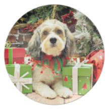 Noël - ShihPoo - poivre Assiettes