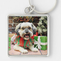 Noël - ShihPoo - truc Porte-clé
