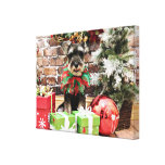 Noël - Tom Dooley - Schnauzer #2 Impression Sur Toile