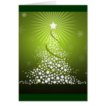 Noël vert carte
