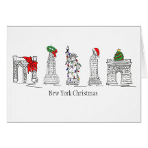 Noël VII de New York Carte De Vœux