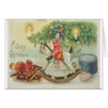 Noël vintage carte de vœux