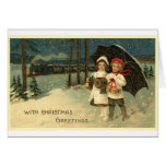 Noël vintage cartes de vœux