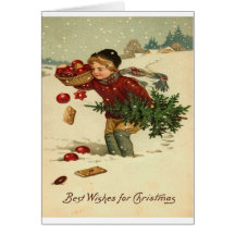 Noël vintage cartes de vœux