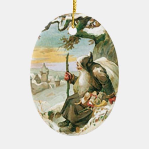 Noël vintage le père noël ornements de noël