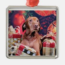 Noël - Vizsla - Budda Ornement