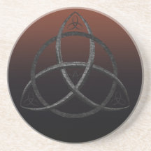 Noeud celtique de trinité dessous de verre