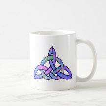 Noeud sans fin de Triquetra Tasses