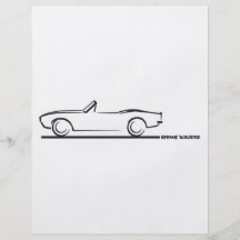 Noir 1968 convertible de Camaro Prospectus