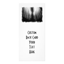 Noir animal et blanc squelettiques humains de pied carte double