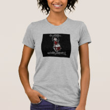 Noir au-dessus de la rivière t-shirts
