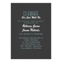 Noir bleu vintage mariage damassé de papillon invitation personnalisée