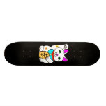 NOIR CHANCEUX DE CAT MANEKI NEKO DE MEOWIES PLANCHES À ROULETTES