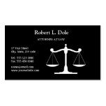 Noir de Businesscard de loi Modèles De Cartes De Visite