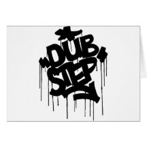 Noir de Dubstep FatCap Carte De Vœux