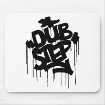Noir de Dubstep FatCap Tapis De Souris