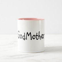 Noir de marraine mug à café