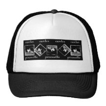 Noir de pirouette de petit galop casquette