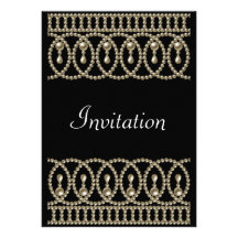 Noir d'invitation de fête d'anniversaire tout âge