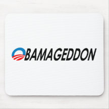 Noir d'Obamageddon Tapis De Souris