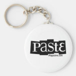 Noir d'URL de logo de bloc de pâte Porte-clef