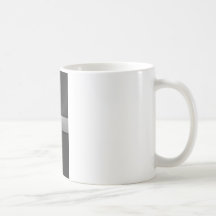 Noir et acier tasse à café