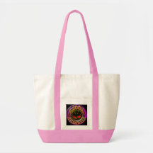 NOIR heureux BG de rose de crâne de Halloween Sac En Toile