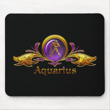 Noir Mousepad de conception de bijou d'améthyste d Tapis De Souris