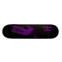 Noir pourpre de "polo" de Hoodman Planches À Roulettes Customisées