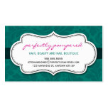 Noir rose vert de flourish chic de CARTE DE VISITE