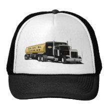 Noir semi casquettes de camionneur