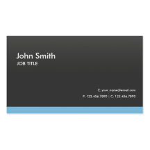 Noir simple simple professionnel moderne carte de visite