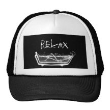 Noir squelettique et blanc de rayon X de baignoire Casquettes