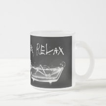 Noir squelettique et blanc de rayon X de baignoire Tasse À Café