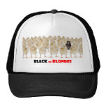 Noir sur des blondes casquette de camionneur
