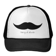 Nom de coutume de moustache casquettes de camionneur