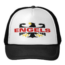 Nom de famille d'Engels Casquette De Camionneur