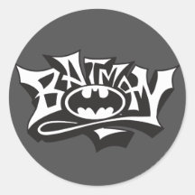 Nom de graffiti de Batman Autocollants